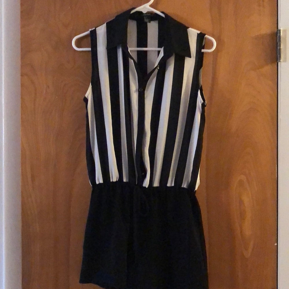 Stripped romper